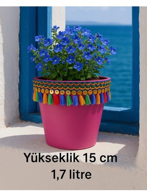 Bucuks Mey Ithalat®  Dekor Saksı 1.7 Litre