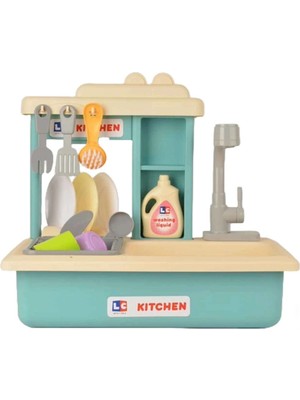 Bucuks Mey Ithalat®  Pilli Interaktif Lavabo Seti Turkuaz