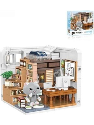 Bucuks Mey Ithalat® P885002 Çalışma Odası 245 Parça Block Oyuncak