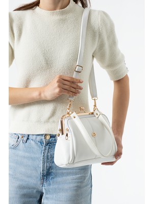 Byhakan TN-211 Burslu Kadın Omuz Çantası Klipsli El Çantası Çapraz Çanta