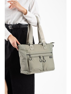 Sanmorris Sn 6029 Kadın Suya Dayanıklı Paraşüt Kumaş  El Omuz Çantası Kol Çantası Çapraz Çantası