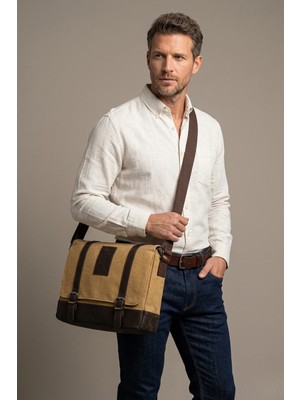 My Polo GK75  Omuz Askılı Kanvas (Pamuk) Postacı Çantası Çapraz Çanta