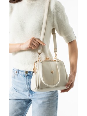 Byhakan TN-211 Burslu Kadın Omuz Çantası Klipsli El Çantası Çapraz Çanta