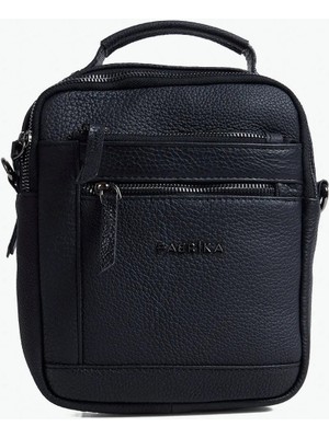 Fabrika Siyah Erkek El Çantası Frkçt 008 Deri Omuz Çanta Siyah Flt