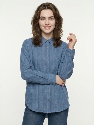 Loft Loose Fit Kadın Gömlek U.kol