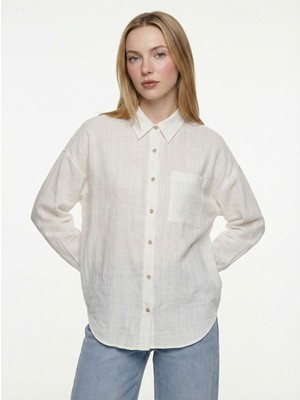 Loft Loose Fit Kadın Gömlek U.kol