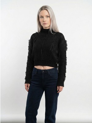 Loft Crop Kadın Kazak