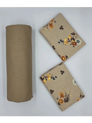 Pınar Home Collection %100 Organik Pamuk Kumaş Lastikli Çarşaf+Yastık Kılıfı köşe Derinliği 28-30 Cm yeni Sezon