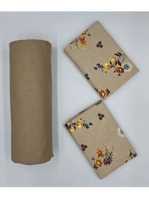 Pınar Home Collection %100 Organik Pamuk Kumaş Lastikli Çarşaf+Yastık Kılıfı köşe Derinliği 28-30 Cm yeni Sezon