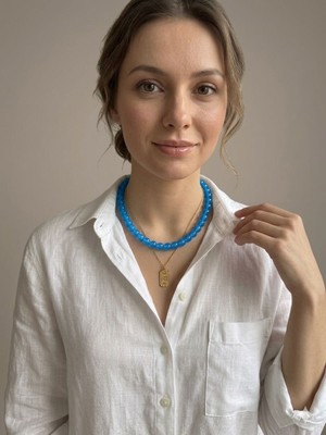 Boncuklu Kolye 2'li Set