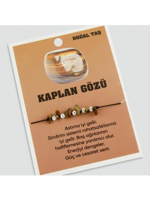 Marsilyan Kaplangözü Doğaltaşlı Ip Bileklik