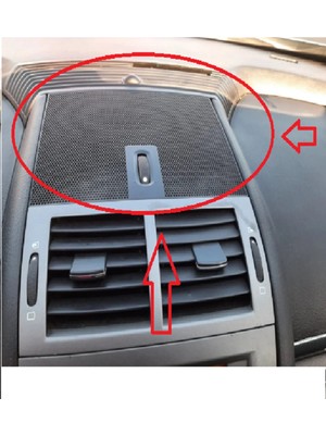 Aselis3D Peugeot 407 Orta Havalandırma Izgarası Abs Plastik