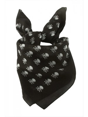 Marsilyan Kuru Kafa Desenli Bandana 50*50