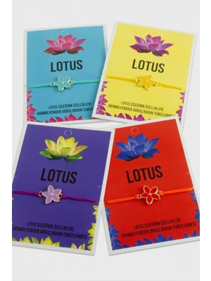 Marsilyan Lotus Karakteri Ip Bileklik