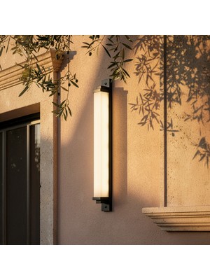 Ottolamp Modern Uzun Duvar Apliği Dış Mekan LED Uyumlu