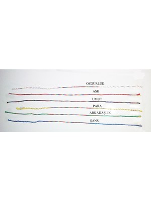 Kaia Life Renkli Şans Bileklikleri ( 6 Adet )