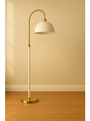 Vinner Luxarc Modern Kavisli Metal Lambader – Dekoratif Şık Aydınlatma