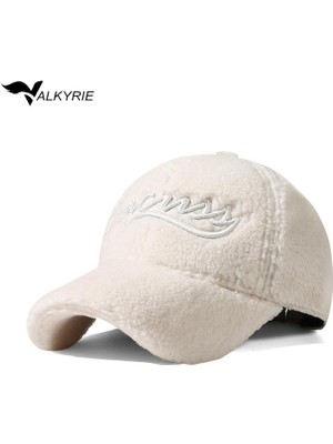 Valkyrie Peluş Şapka Kadın Erkek Unisex Kışlık Şapka Nakışlı Ayarlanabilir Teddy Şapka Koyu Kahve