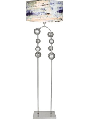 Epifanio Krom Kaplama Metal Lambader - Bluemixed