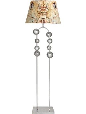 Vinner Krom Kaplama Metal Lambader - Piri Reis Harita Detaylı