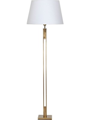 Vinner Memphis Antik Eskitme Kaplama Metal Lambader -  Beyaz