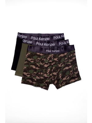 Paul Kenzie 3'lü Erkek Boxer - Camo