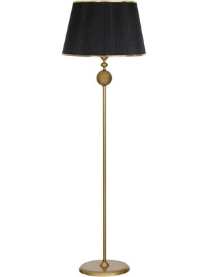 Epifanio LMD-VNR01 Eskitme Mat Gold Metal Lambader - Gold Şeritli Organize Siyah