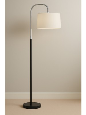 Vinner Elora Siyah-Krom Lambader – Pliseli Krem Şapka, Klasik Modern Stil