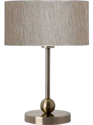 Vinner Sphere Eskitme Kaplama Metal Abajur - Gri Yaldızlı