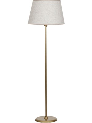 Vinner Conic Eskitme Tek Ayaklı Metal Düz Lambader Beyaz Kırçıl