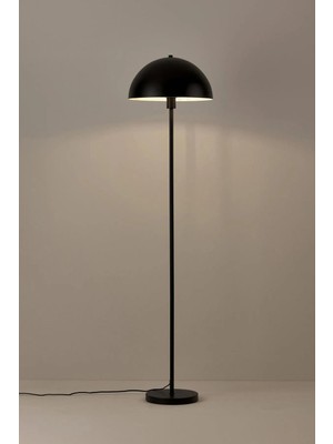 Vinner Mushroom Statik Siyah Lambader Modern Dekoratif Oturma Odası Çalışma Odası Zemin Lambası