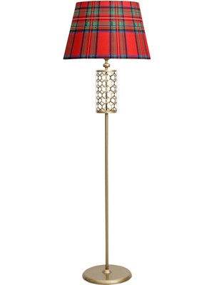 Epifanio Laser 5709 Eskitme Kaplama Metal Lambader - Yılbaşı Ekose Desenli