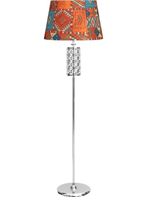 Epifanio Laser 5708 Krom Kaplama Metal Lambader - Cappadocia Desenli