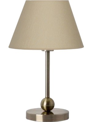 Vinner Sphere Eskitme Kaplama Metal Abajur - Hasır Bej