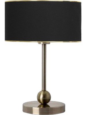 Vinner Sphere Eskitme Kaplama Metal Abajur - Gold Siyah