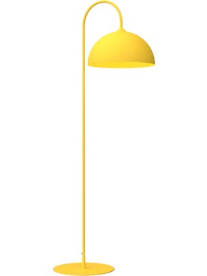 Vinner Sarı Lambader Hareketli Başlık Modern Dekoratif Metal Oturma Odası Çalışma Odası Zemin Lambası