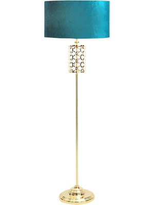 Epifanio Bourges Gold Kaplama Özel Tasarım Metal Lambader - Yakut