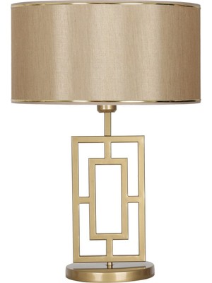 Vinner Puglia Eskitme Mat Gold Metal Abajur - Gold Mataro