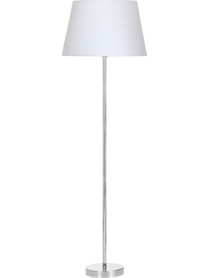 Vinner Conic Krom Kaplama Metal Lambader - Beyaz