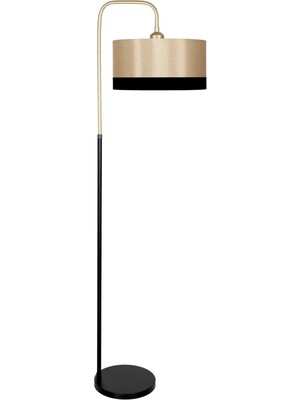 Vinner Potenza Eskitme Detaylı Siyah Metal Lambader - Siyah Mataro