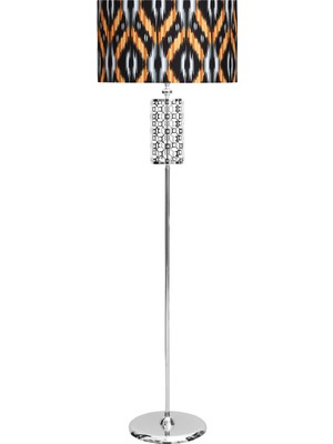 Epifanio Laser 5708 Krom Kaplama Metal Lambader - Etnic Desenli