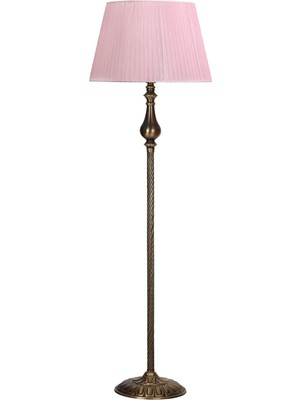 Epifanio Madelyn Eskitme Burgulu Metal Lambader - Organize Pembe