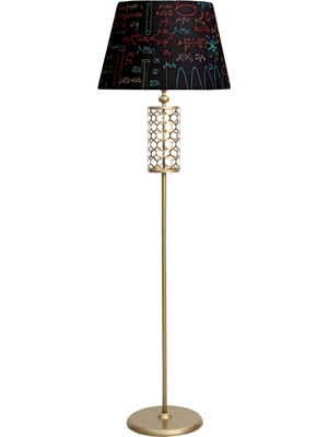 Epifanio Laser 5709 Eskitme Kaplama Metal Lambader - Kimya Desenli