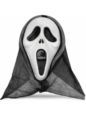 Eco Port Kapşonlu Çığlık Maskesi Scream Maskesi - Hayalet Maskesi 33X21 cm