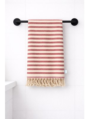 AQUATOLIA Knidos Peştemal -  Pamuk- 100X180- Peştemal- Plaj Havlusu- Çizgi Desen