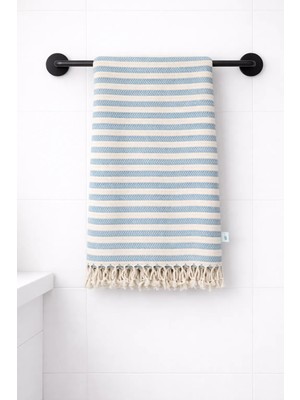 AQUATOLIA Knidos Peştemal - %100 Pamuk- 100X180- Peştemal- Plaj Havlusu- Çizgi Desen