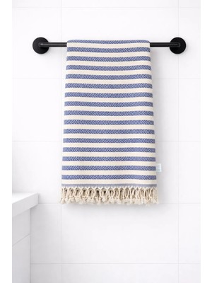 AQUATOLIA Knidos Peştemal - %100 Pamuk- 100X180- Peştemal- Plaj Havlusu- Çizgi Desen