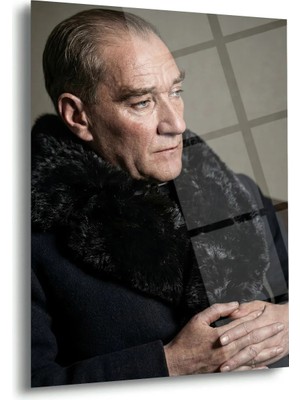 Shiny Art Atatürk Klasik Portre Cam Tablo – ATA310