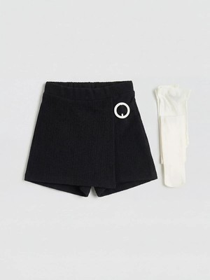 LC Waikiki Ekru Puantiyeli Kız Çocuk 3'lü Takım