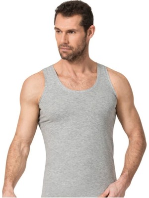 Namaldı Erkek Gri Tekli Askılı Likralı Premier Atlet